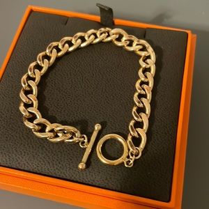 Real gold filed chain bracelet